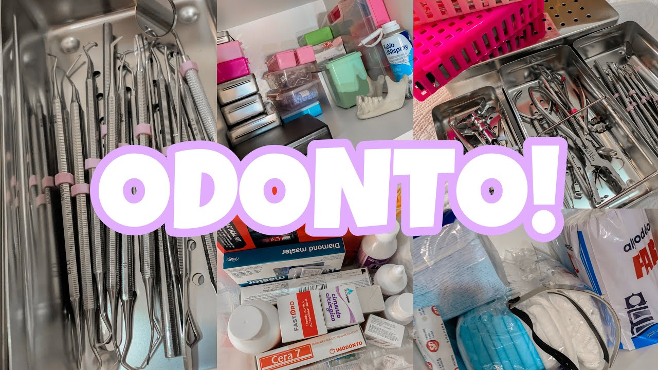 ORGANIZANDO MEU MATERIAIS DE ODONTO + DICAS