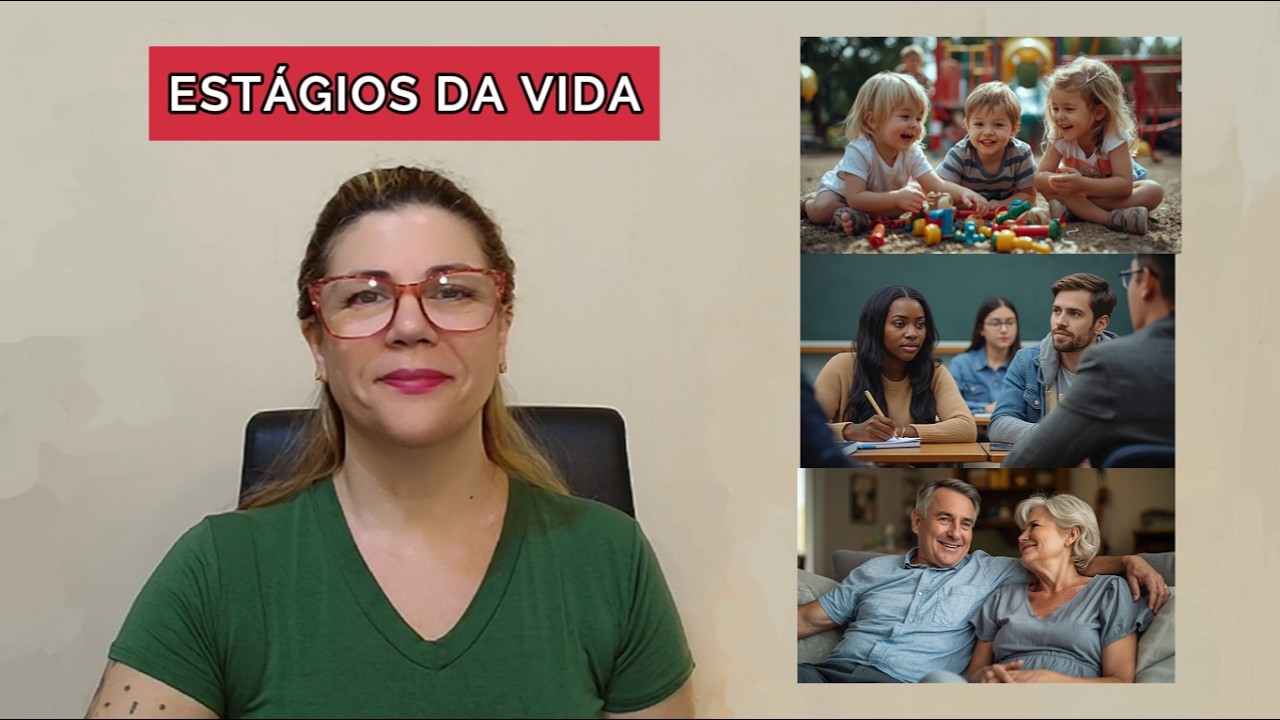 Estágios da Vida em Inglês | Shadowing Guiado para Pronúncia e Fluência