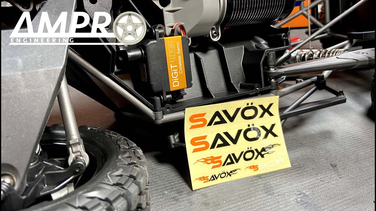 e249: Traxxas UDR Savox Servo upgrade