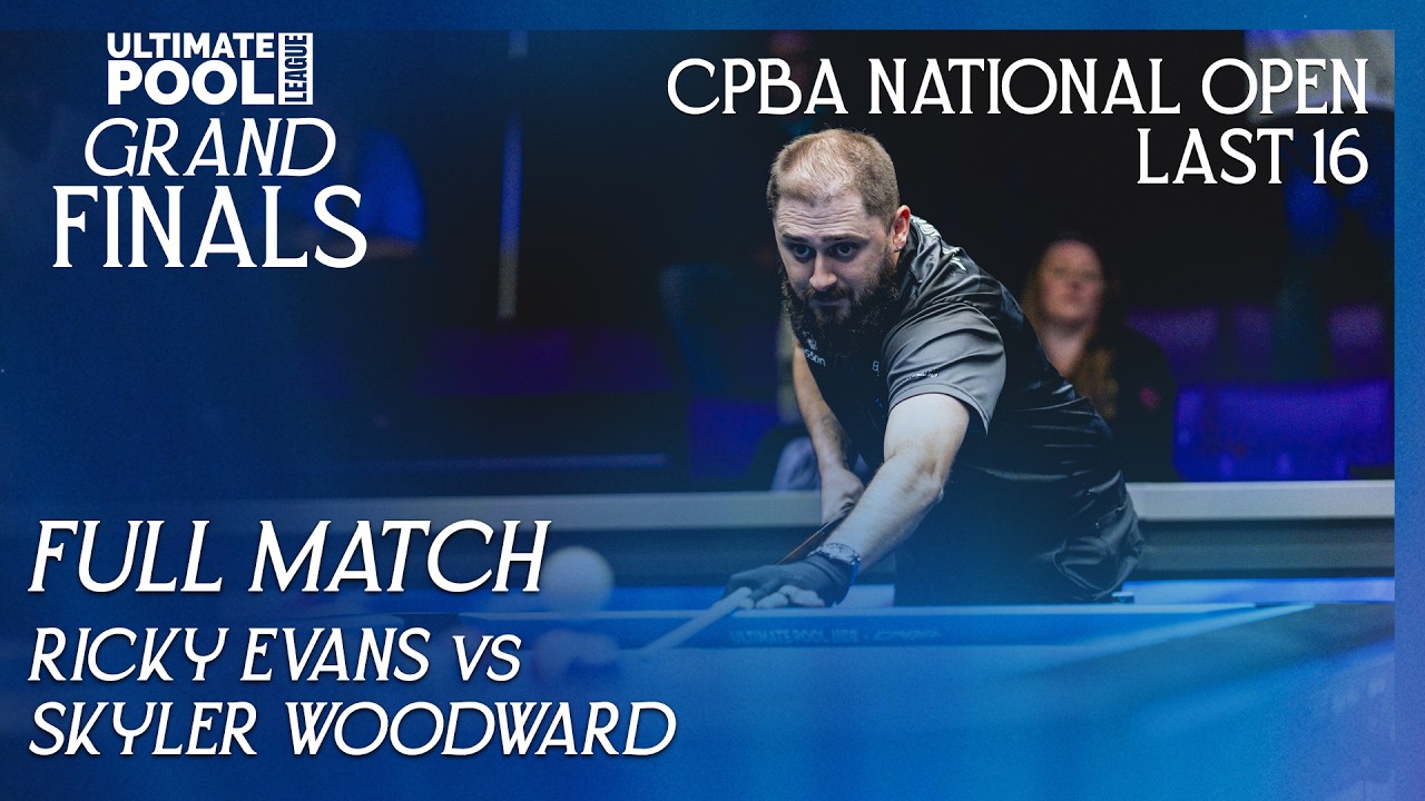 Ricky Evans vs Skyler Woodward | Last 16 | CPBA National Open