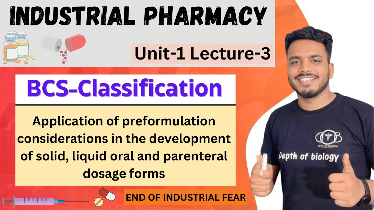 BCS classification of drugs & its significant || Application of Preformulation || solid liquid & iv