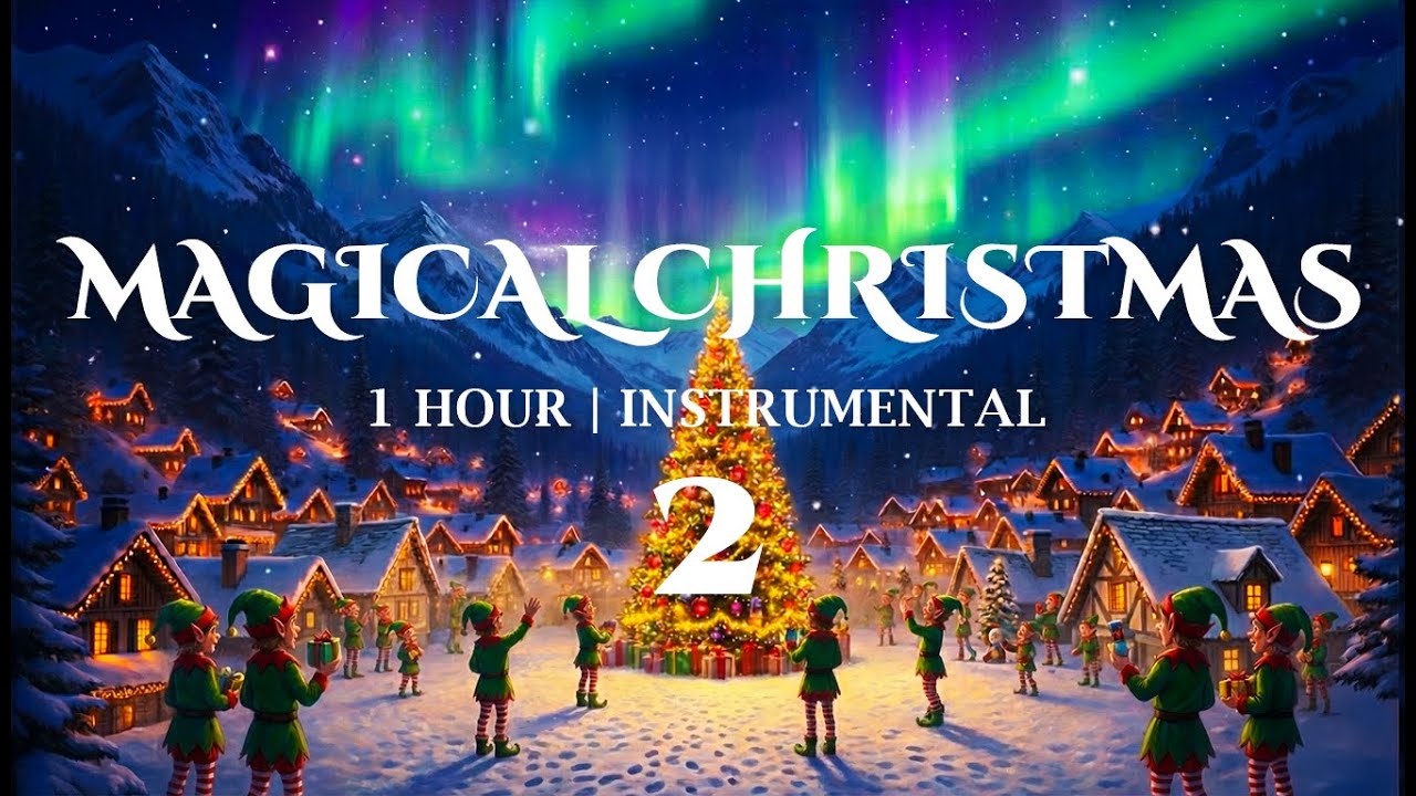 Magical Christmas Music Vol. 2 ✨ 1 Hour Christmas Rythms Instrumental for Cozy Holidays