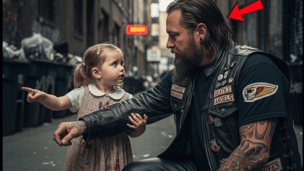 Ein Mädchen zupfte am Biker Bitte helfen Sie meiner Oma – drinnen wartete ein Schock für ihn drin...