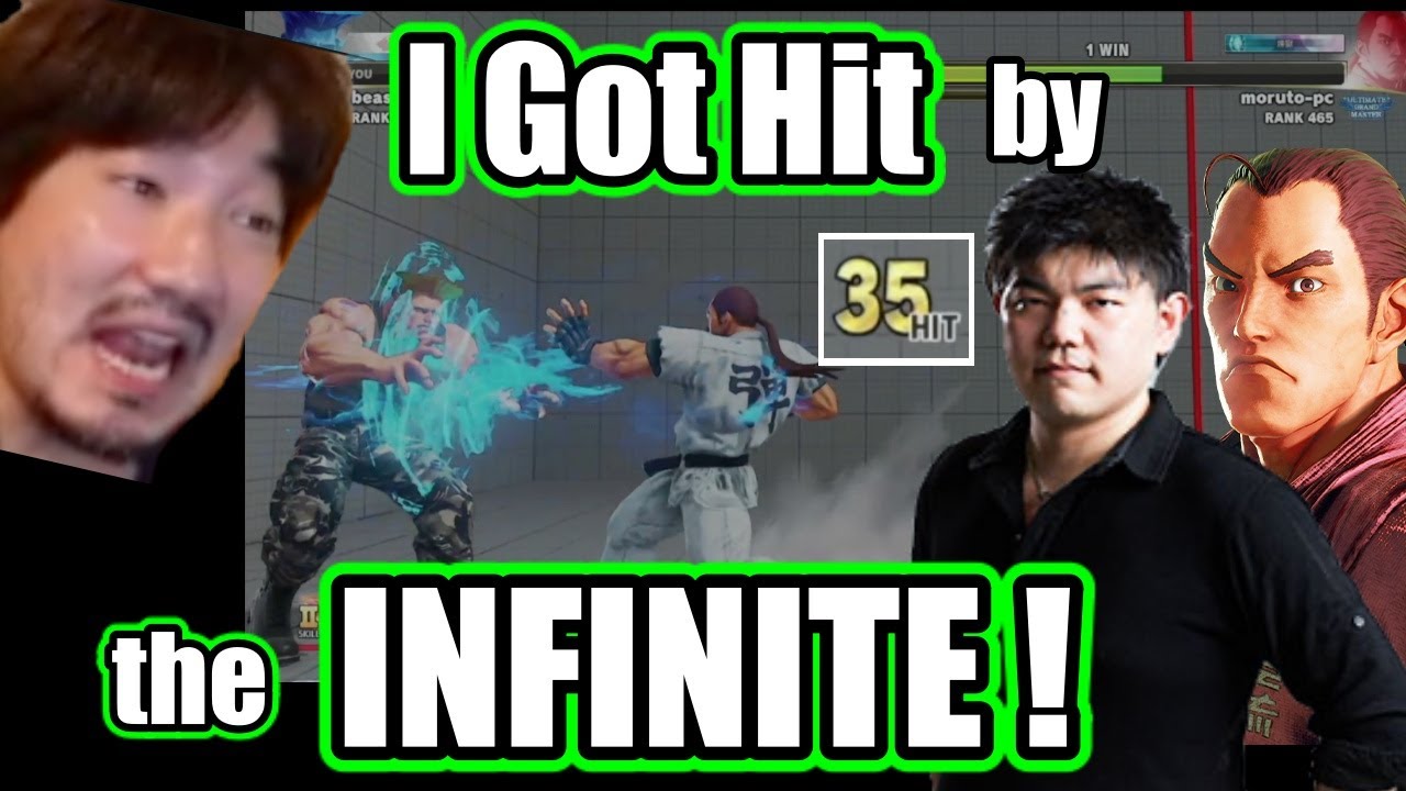 Daigo Getting Hit by Moruto Dan's Infinite Combo! 