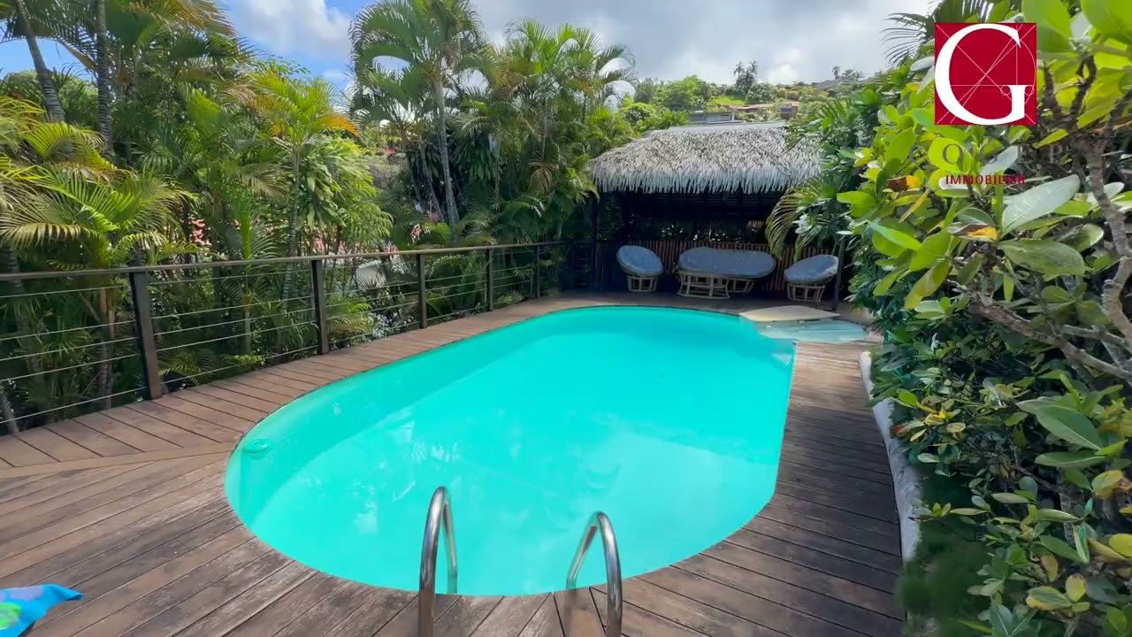 Maison de charme à Punaauia avec vue sur le lagon