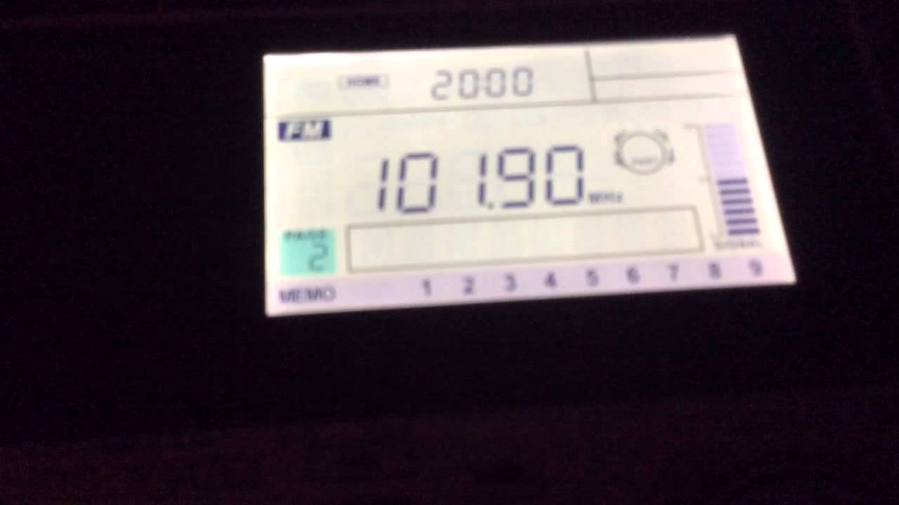 WPOR 101.9 coming in a little stronger with top of the hour