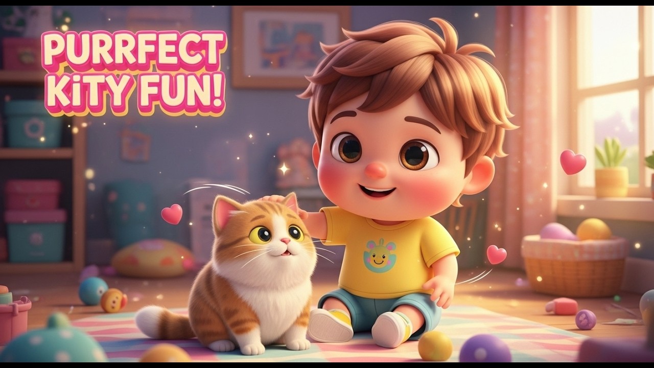 Purrfect Love Meaw… I Love My Kitty Cat – Nursery Rhyme, Pet Fun, and Playful Learning