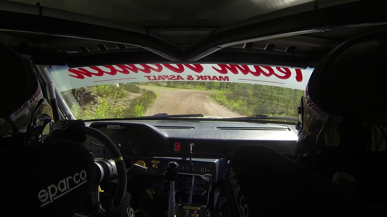 Niklas Karlsson Laxå Rallyt SS2 Mosjön Snabbaste 2-WD 2019-05-25