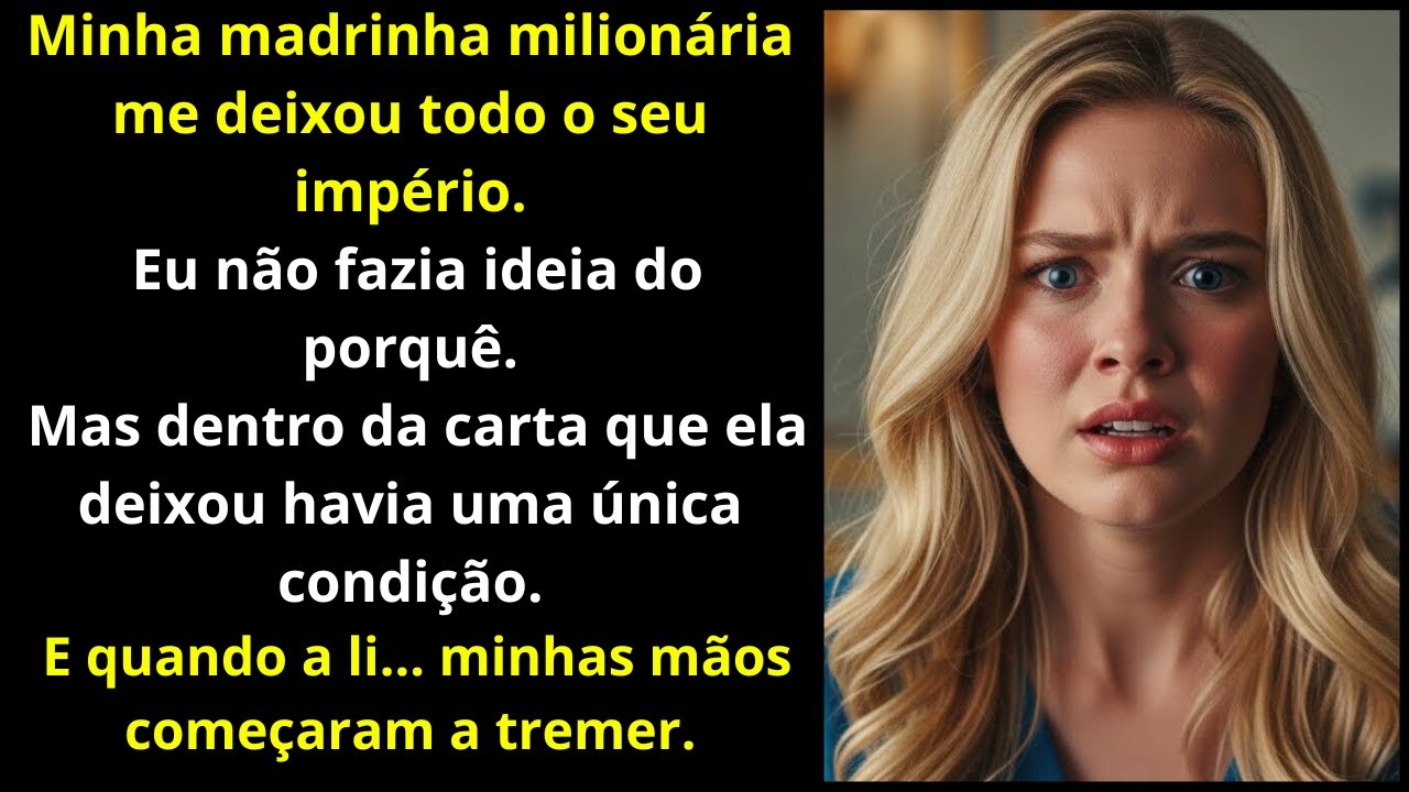 Minha madrinha milionária me deixou seu império, mas a carta tinha uma condição...