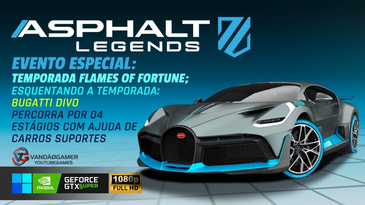 ASPHALT LEGENDS ESPECIAL BUGATTI DIVO