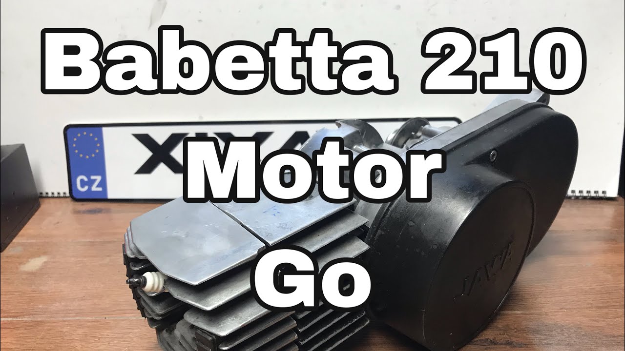 Go motoru babetta 210 ( jak na to + start) | JAWA JEDE