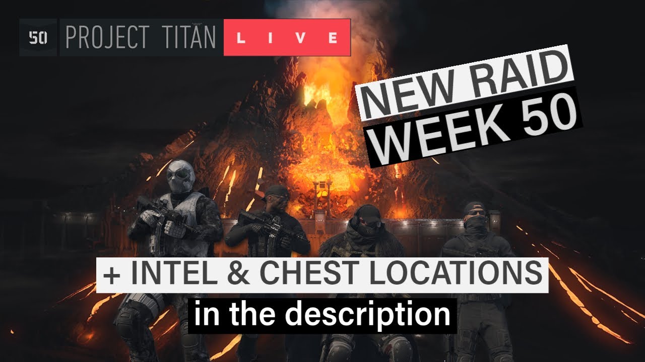 Ghost Recon Breakpoint | ⚡ NEW RAID week 50 ⚡ including RAID Intel and RAID chest locations