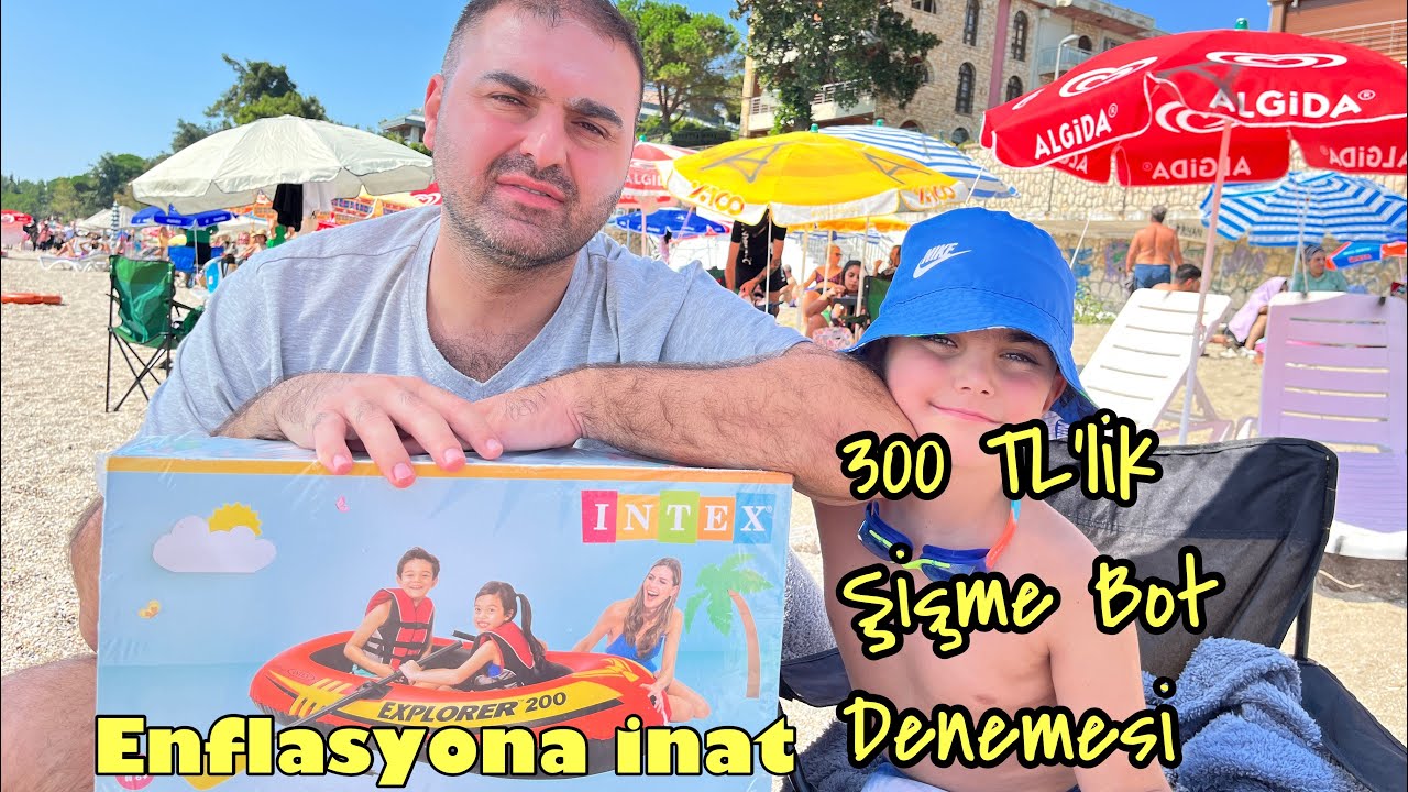 INTEX EXPLORER 200 Şişme Bot denemesi 150 kg ile test yaptık
