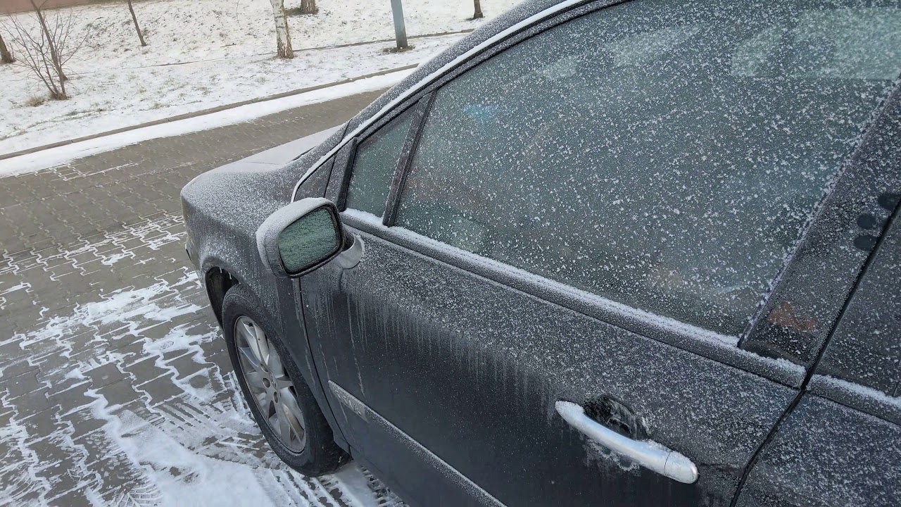 Renault vel satis 3.5 V6 winter start up -20c / Zimny start -20 Vel Satis
