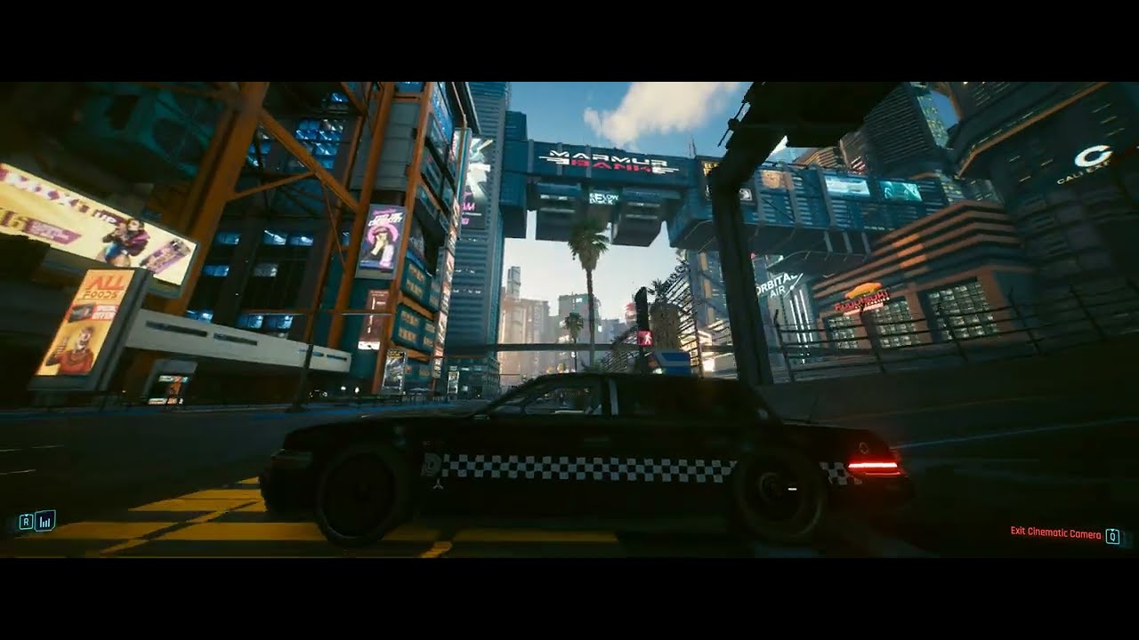 Cyberpunk 2077 4k Cinematic Ride