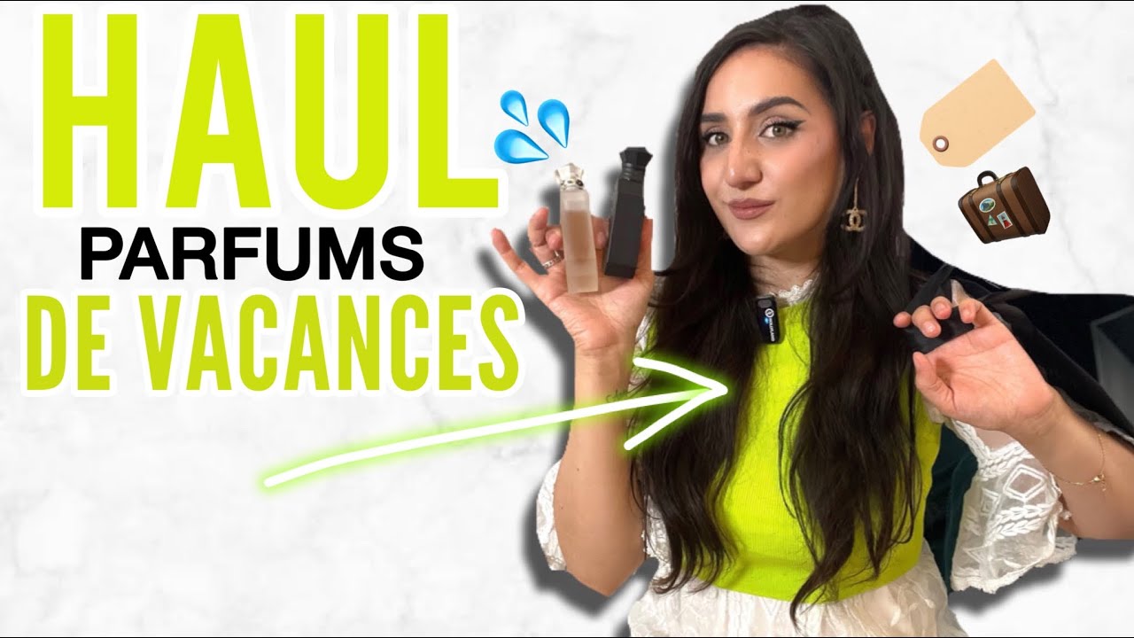 20 PARFUMS QUE J'AI PRIS DANS MA VALISE EN VACANCES +  CADEAUX DE MARQUES: Au secours🤦‍♀️