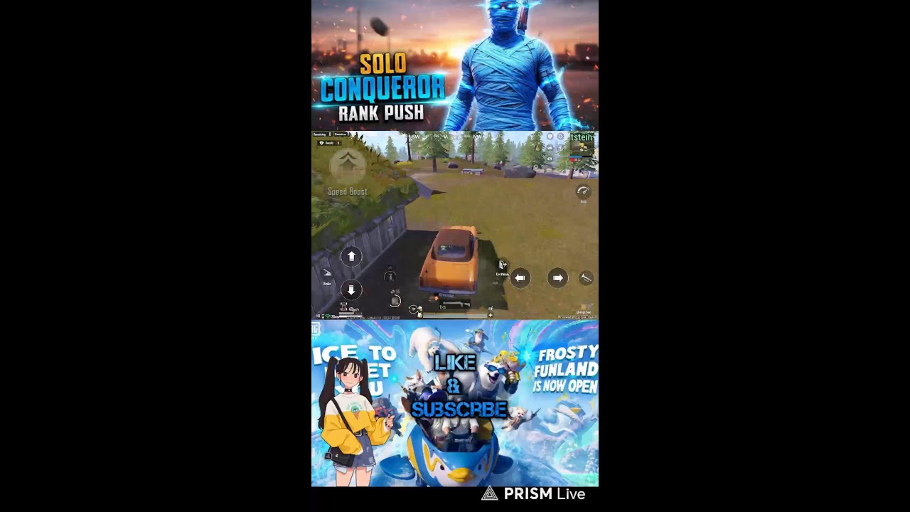Solo Conqueror Push Pubg mobile 4.2 #whitewolfgaming #pubgmobile #bgmi