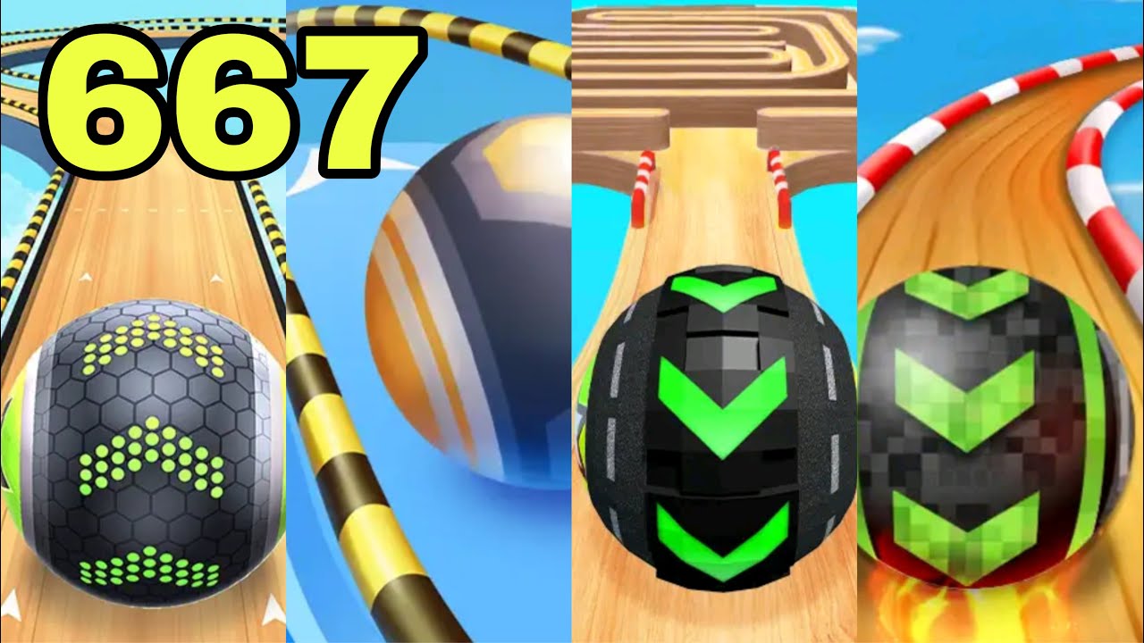 Going Balls - SpeedRun Challenge VS Action Balls, Rolling Balls,Fast Ball Run Walkthrough 667