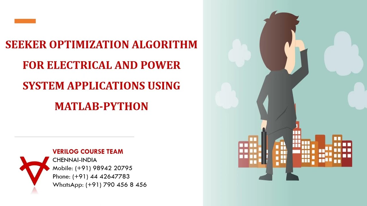 SEEKER OPTIMIZATION ALGORITHM FOR ELECTRICAL AND POWER SYSTEM APPLICATIONS USING MATLAB-PYTHON