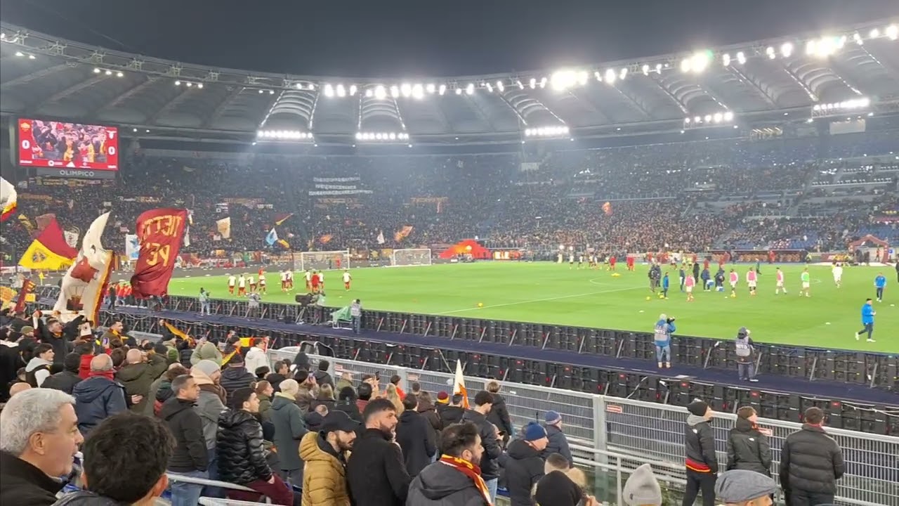 Roma Lazio 2-0 05/01/25 forza Roma forza lupi