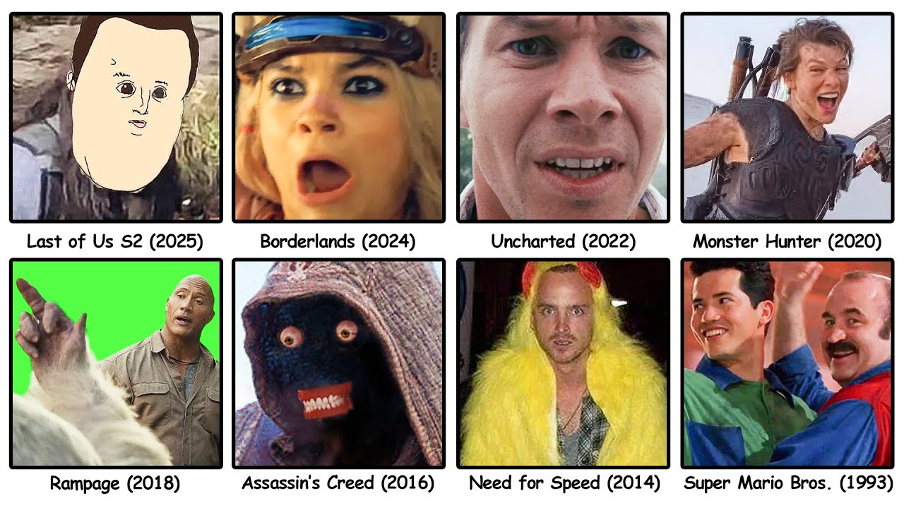 Every Game to Movie Adaption Flops Explained in 8 Minutes