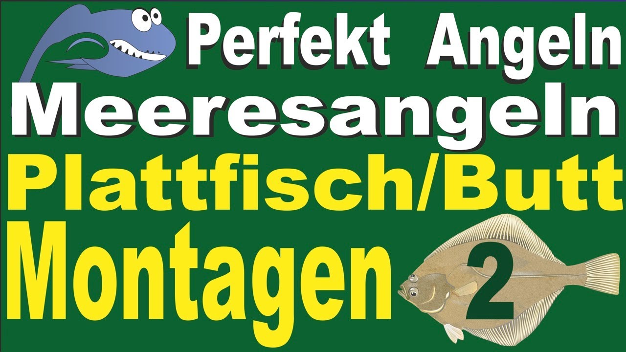 Perfekt Angeln – Plattfischangeln Teil 2 – Mundschnur Hakenvorfach Ostsee Scholle, Flunder, Kliesche