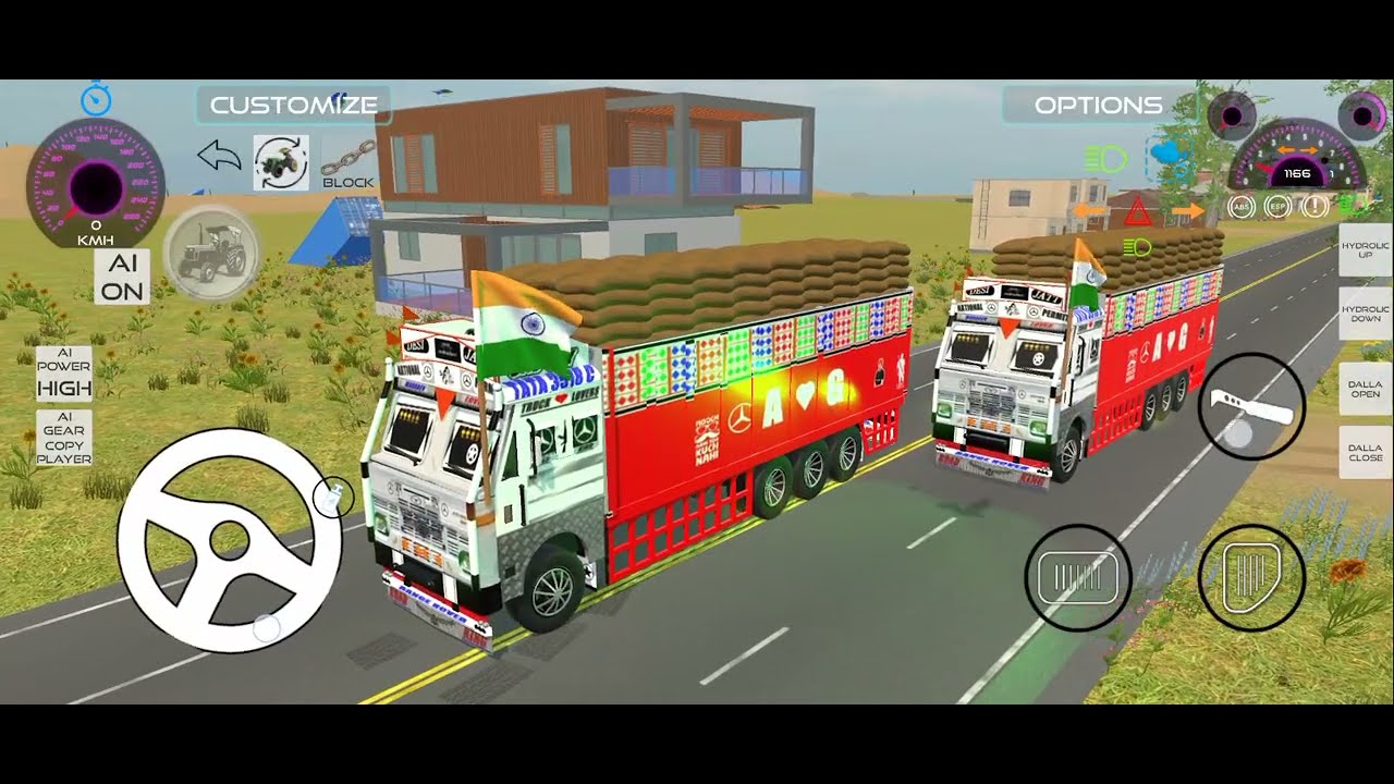 Truck semuletr ultimate indian//truck driving loded #automobile #gamingvideos 