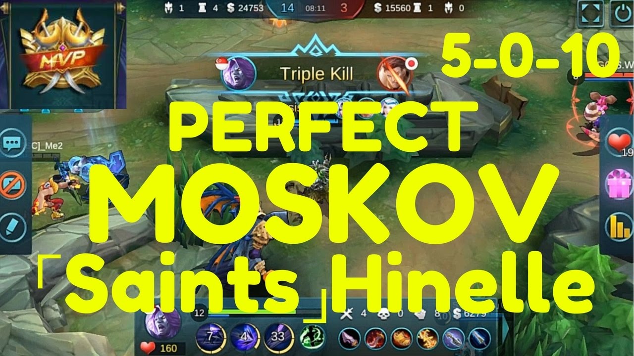 Mobile Legends Perfect Moskov Gameplay by 「Saints」Hinelle