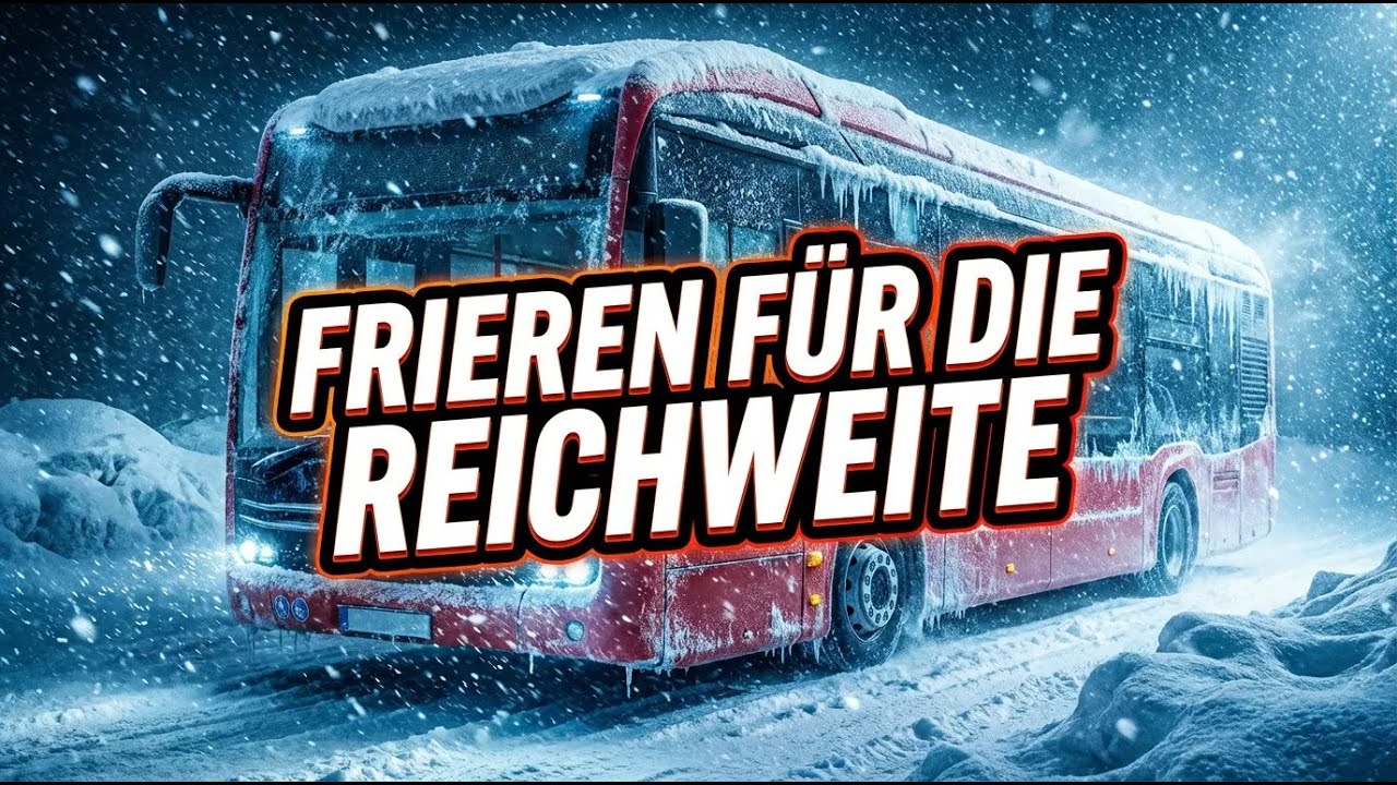 E-Busse DESASTER: Passagiere m&uuml;ssen FRIEREN! Reichweite bricht ein | Elektromobilit&auml;t gescheitert?