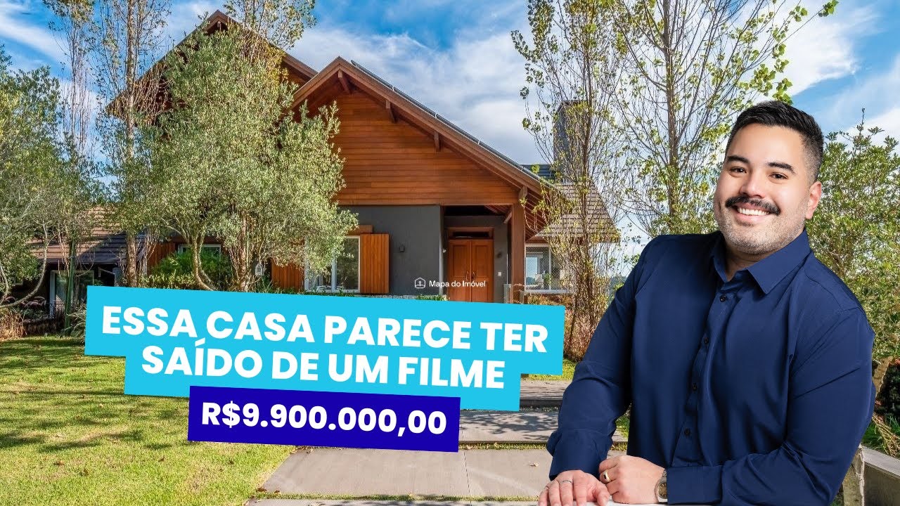 Essa casa de R$ 9.900.000 parece ter saído de um filme!