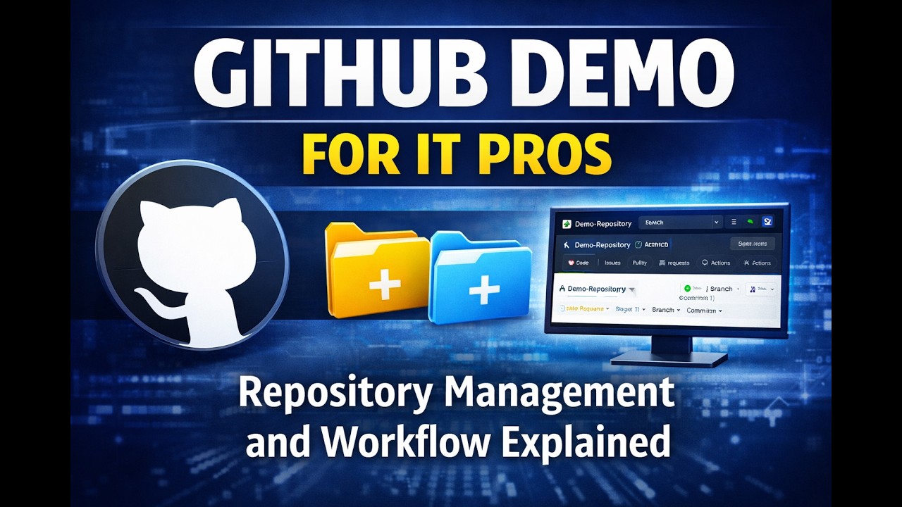 Mastering the GitHub User Interface - Live Demo Setting up GitHub 2025