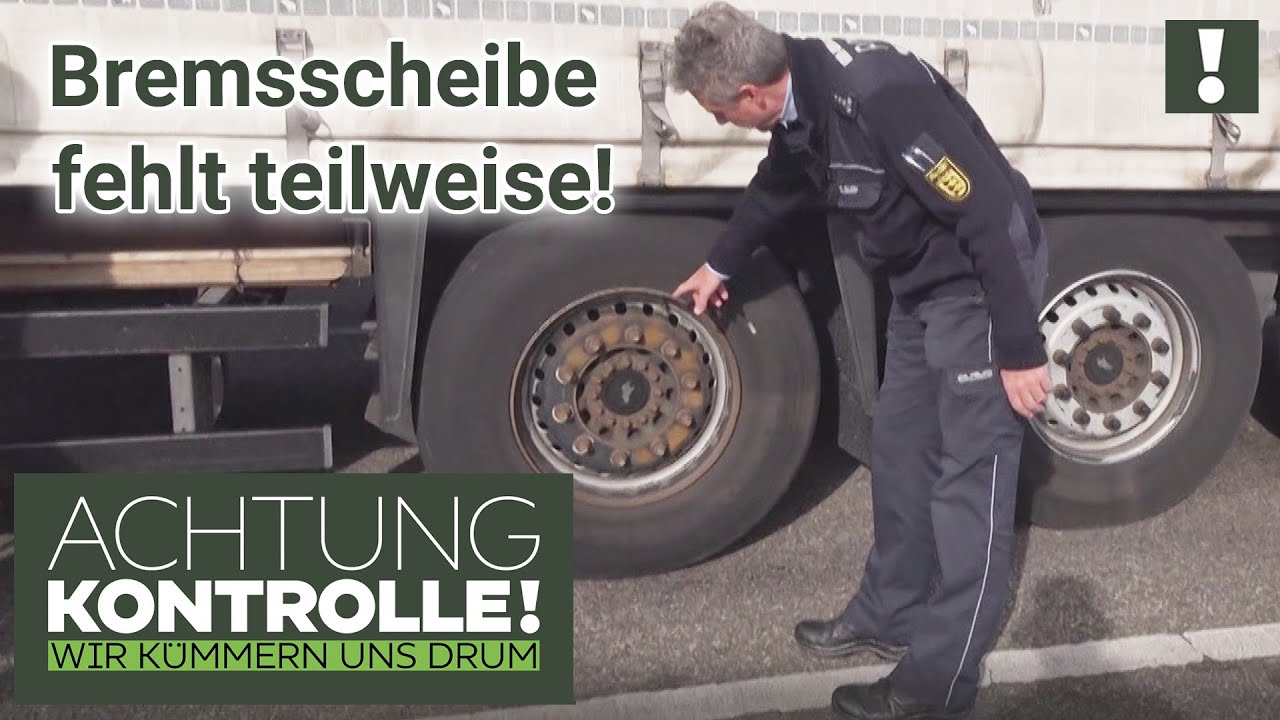 F&uuml;nfeinhalb von sechs Bremsscheiben und RISS im Unterboden?! LKW-Fahrt vorbei?