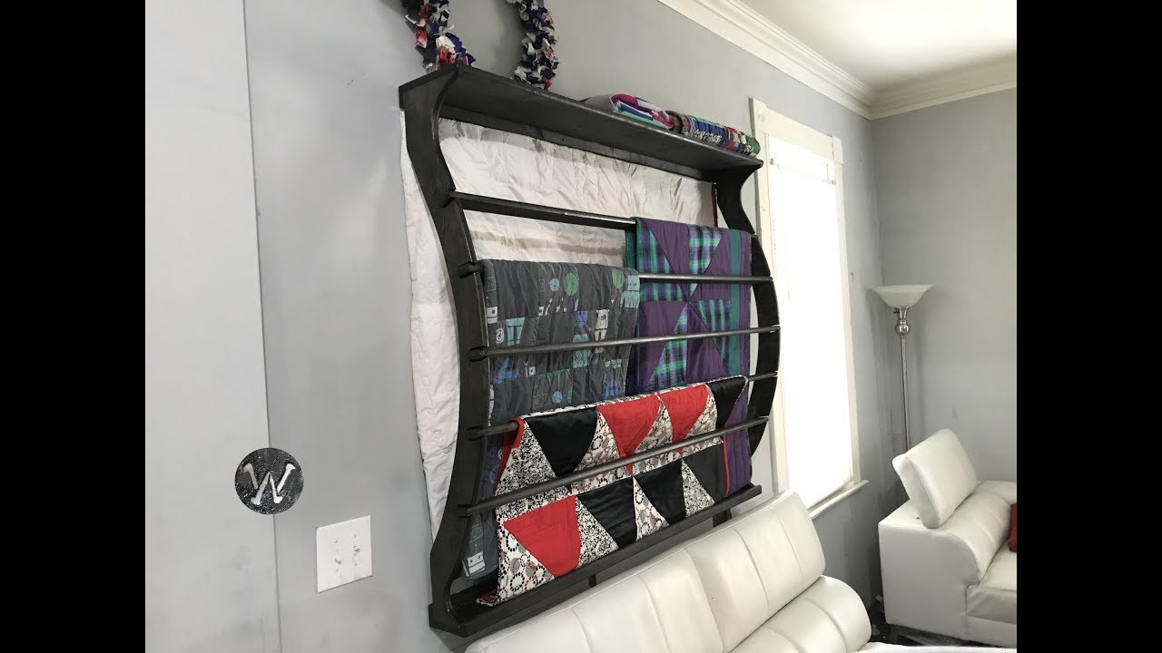 DIY QUILT RACK
