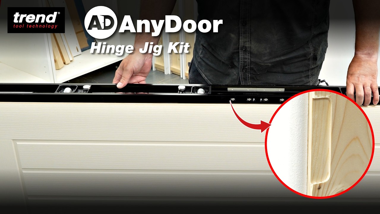 Комплект шаблонов для установки дверных петель Trend Anydoor.