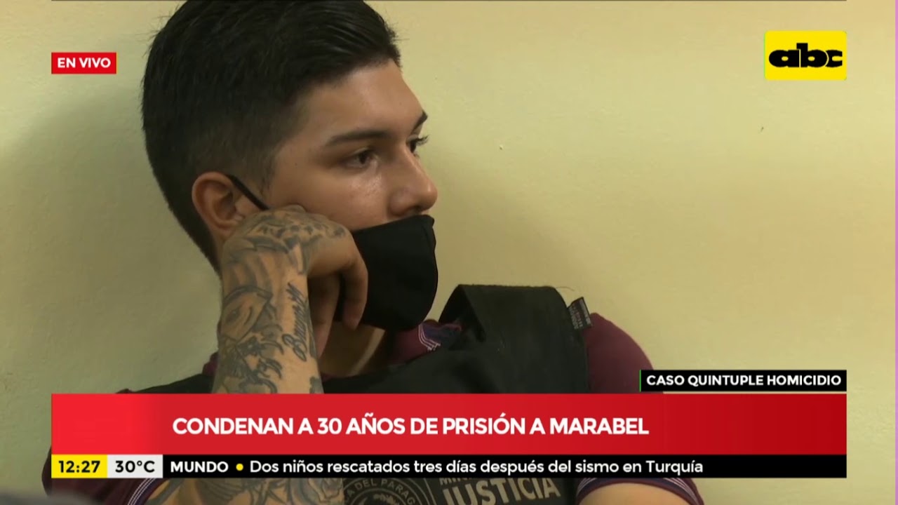 Bruno Marabel condenado a 40 años de prisión