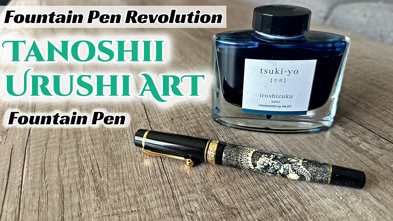 Революция перьевых ручек | Обзор ручки TANOSHII URUSHI ART Flex Pen