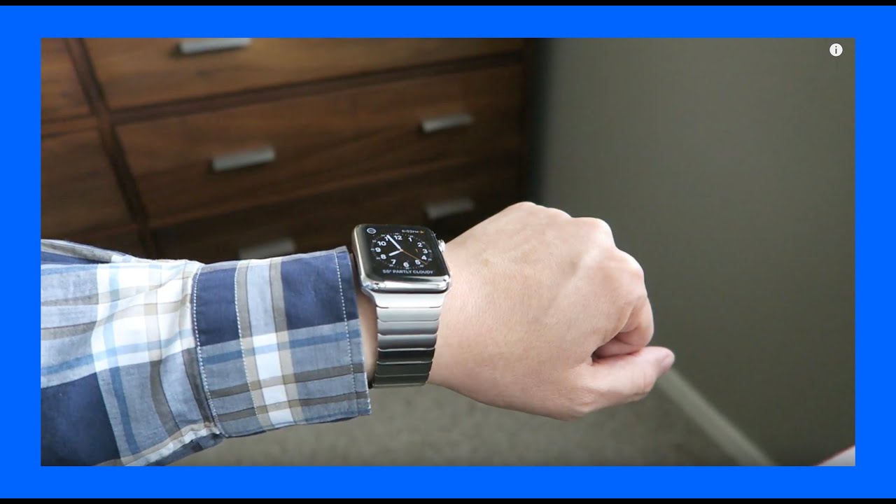Apple Watch Stainless Steel Link Bracelet Rocks!