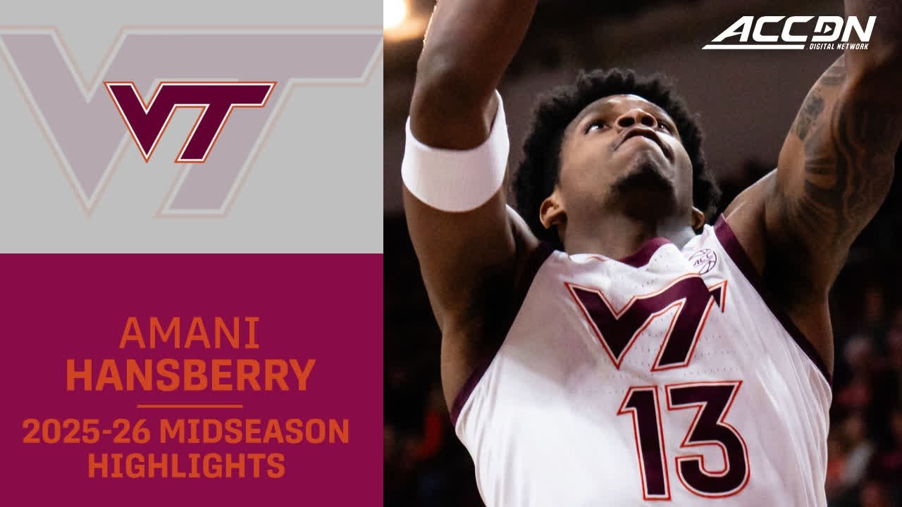 Virginia Tech G Amani Hansberry Midseason Highlights | 2025–26 ACC Men’s Basketball