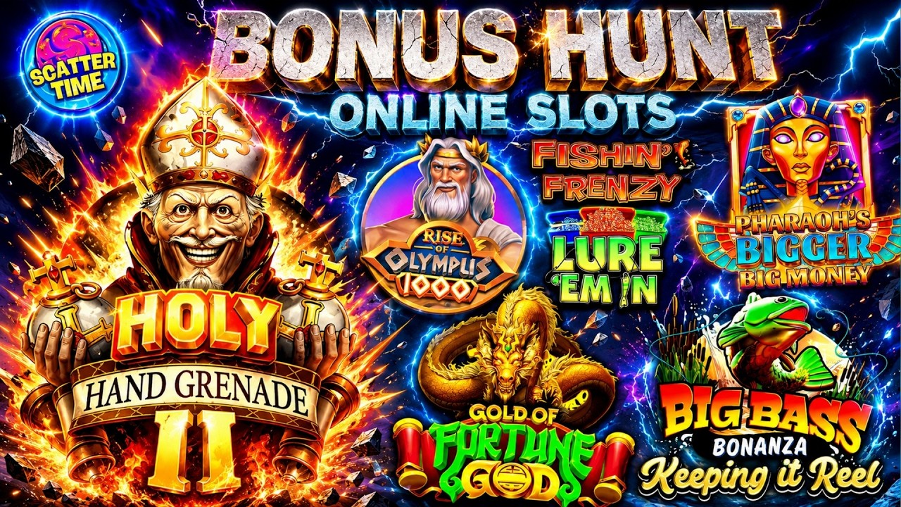 12 SLOT BONUS HUNT... Spinning 40p & 50p Stakes 🎰06.06.26🎰