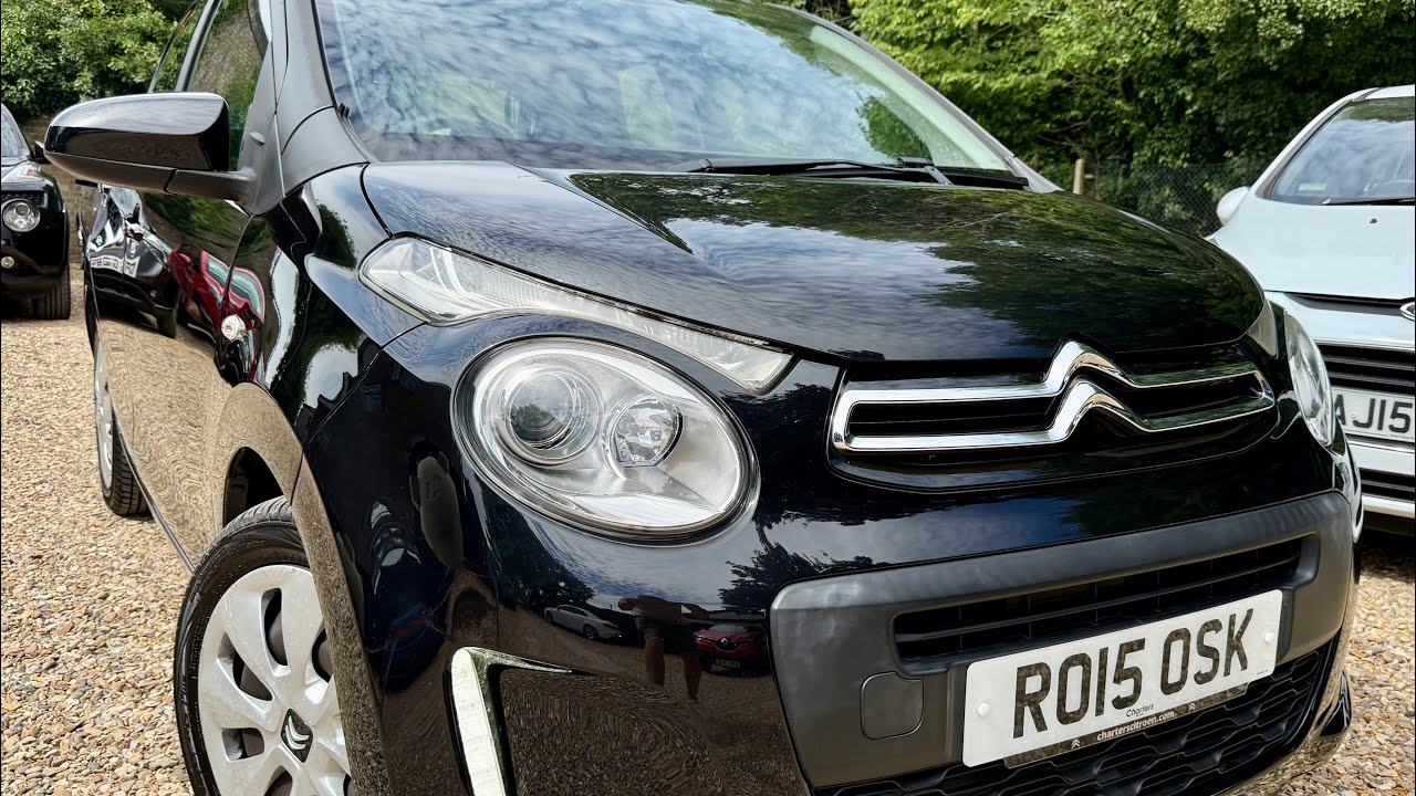 2015 Citroen C1 PureTech Feel Euro 6 in Black