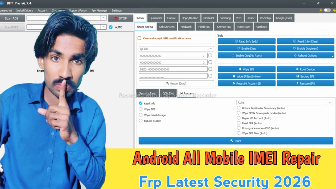 All Mobile IMEI Repair Tool | Latest Security 2026 |  Android Phone SPD MTK Qulacomm