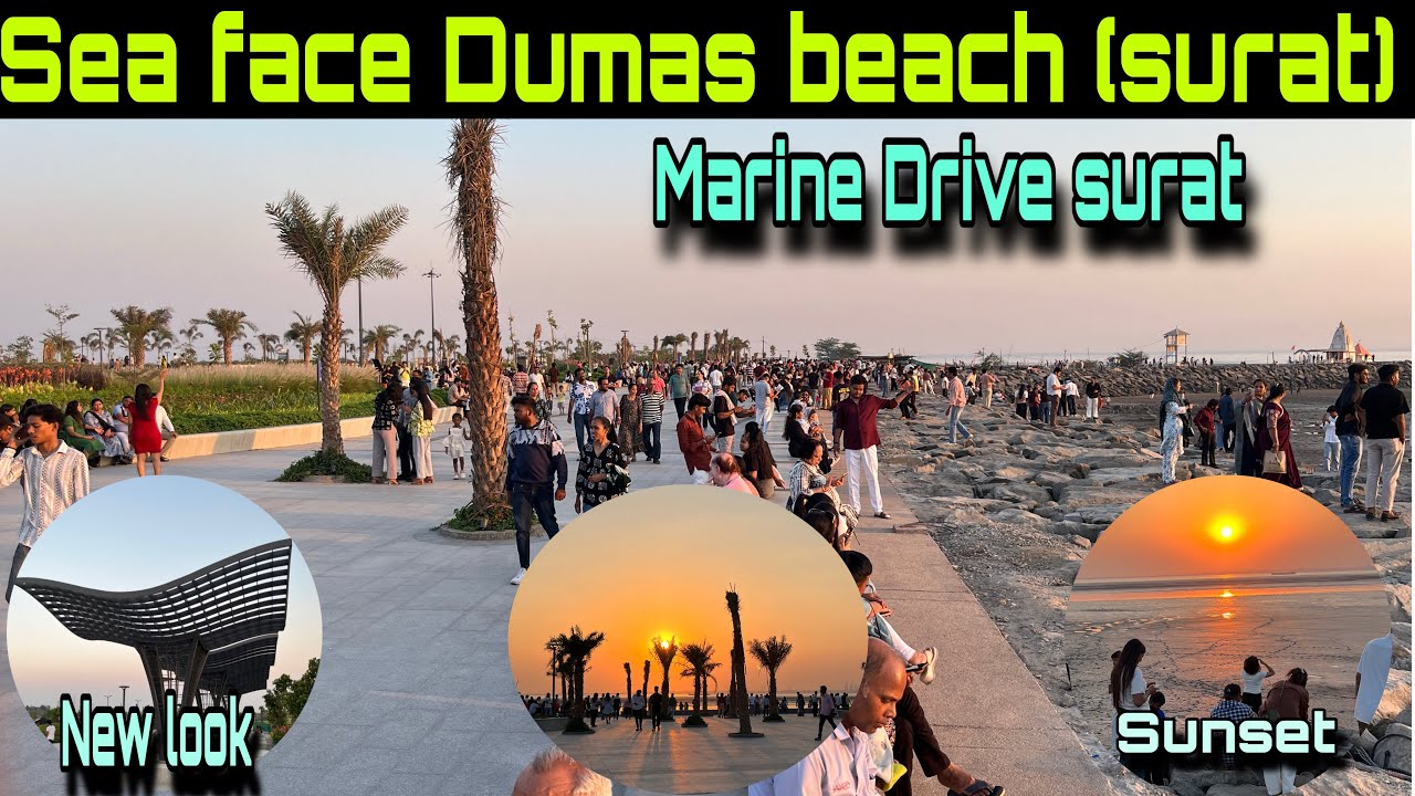 Sea face project Dumas Beach Surat new dumas beach sea face dumas beach 2026 #mkvlog-01