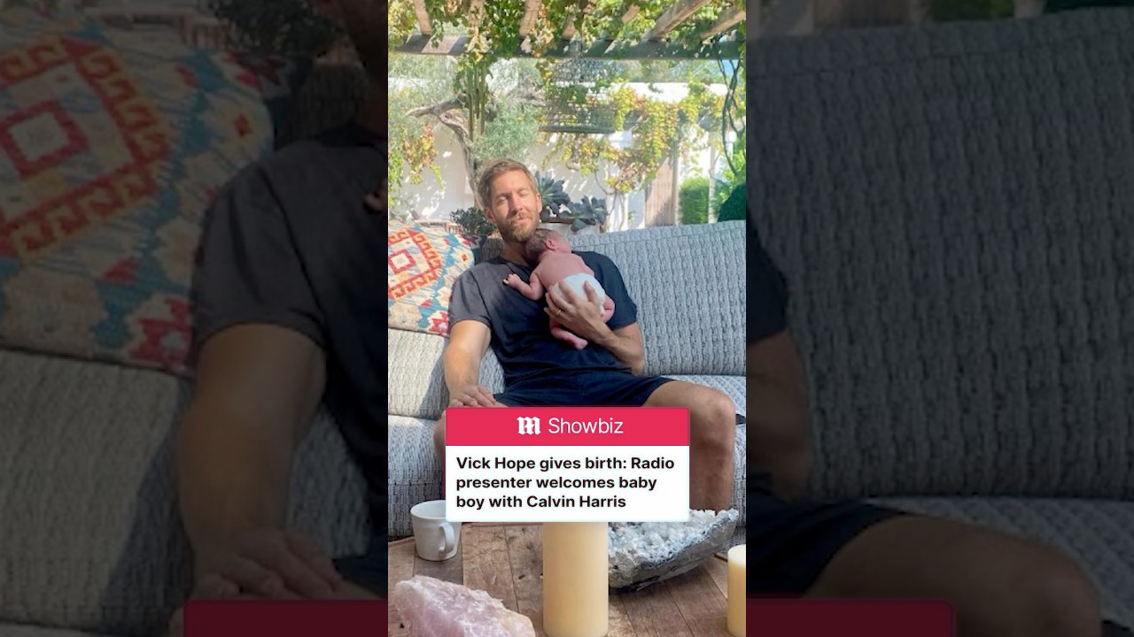 Calvin Harris and Vick Hope welcome their first baby