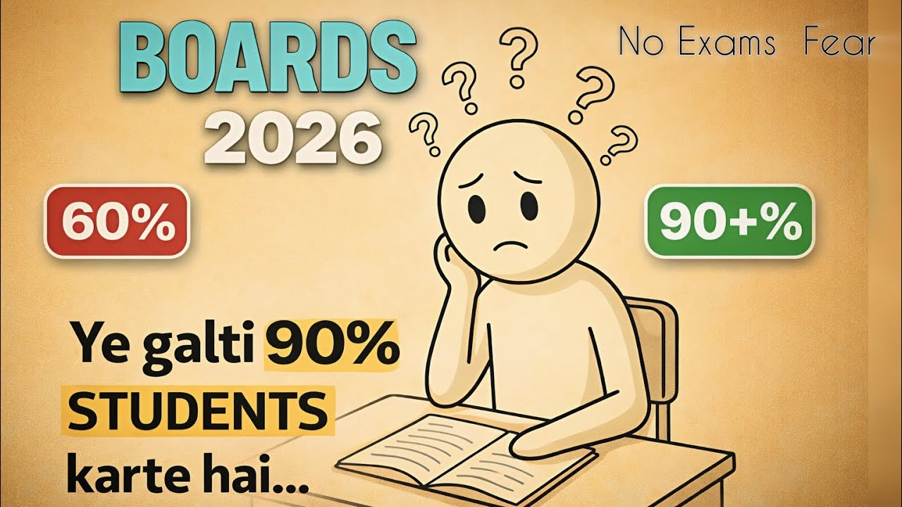 Topper Banna Hai? Ye Galti Mat Karna | Boards 2026 Strategy 🔥 Avoid This Common Mistakes / Syllabus