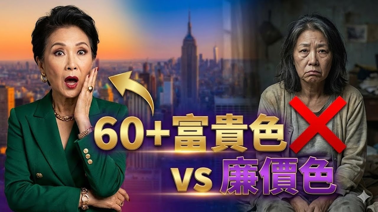女人過了60歲，請扔掉這3種“廉價色”！多穿這5個“富貴色”，氣色好到鄰居都羨慕！#女人時尚 #過60歲 #穿搭技巧 #富貴色 #廉價色 #氣色 #優雅