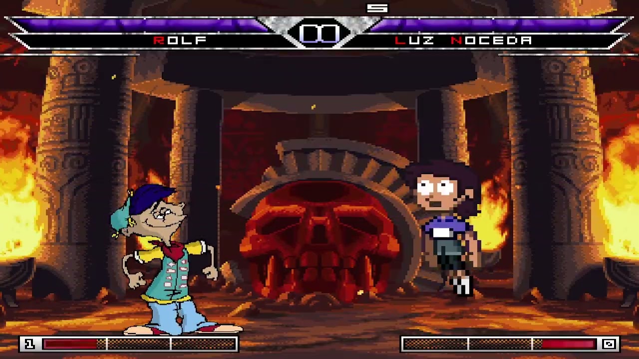 KOF MUGEN Rolf VS Luz Noceda