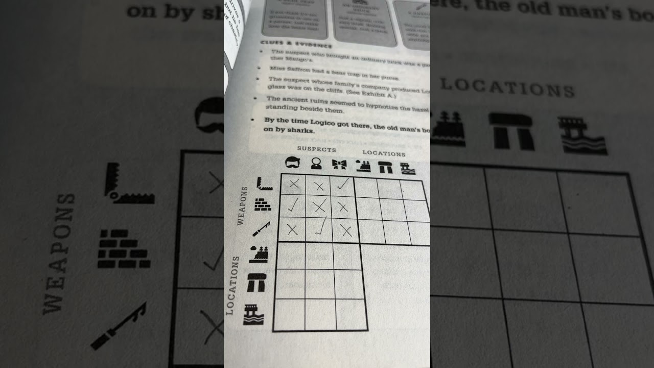 Murdle Vol. 1 puzzle 2
