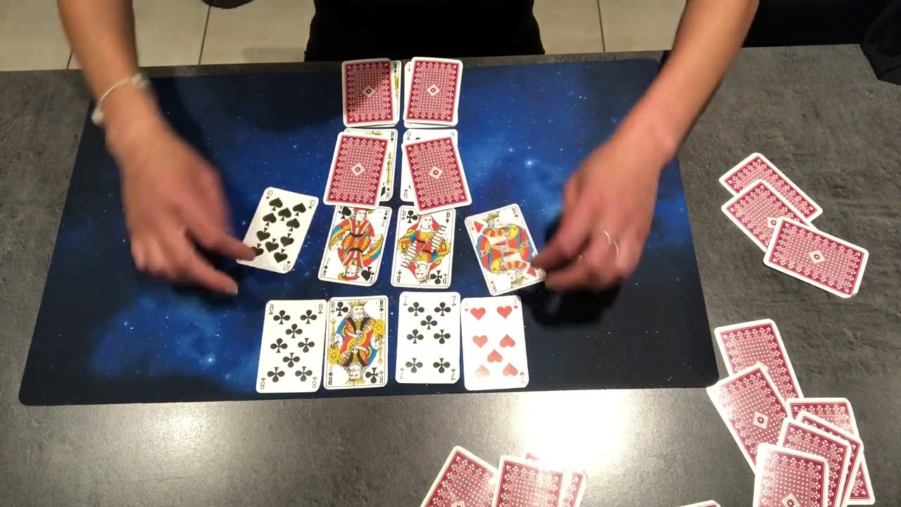 Comment faire un tirage en chien de pique avec le jeu de 32?