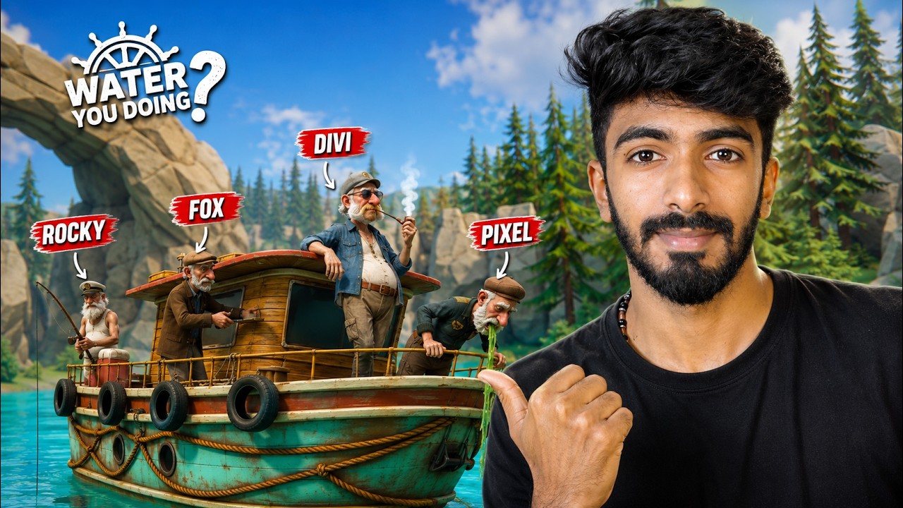 This CO OP Boat Game Is COMPLETE CHAOS 😂| Water You Doing - Black FOX