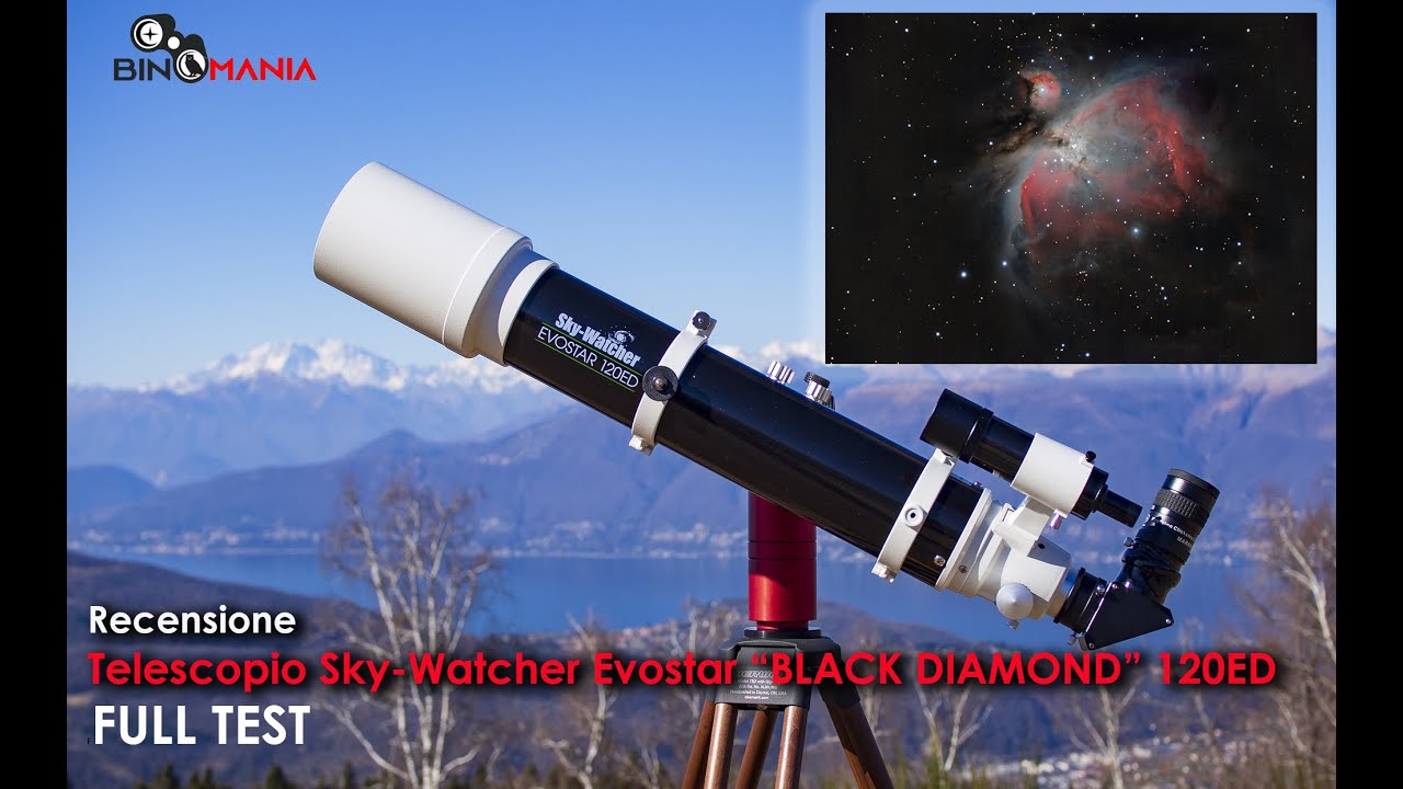 Sky-Watcher Evostar 120 ED Black Diamond- Caratteristiche, impressioni sul campo e test fotografico